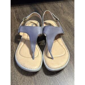 Born Taylor Sandal - Blue - Women’s SZ 9 Thong Strap Buckle Sandals